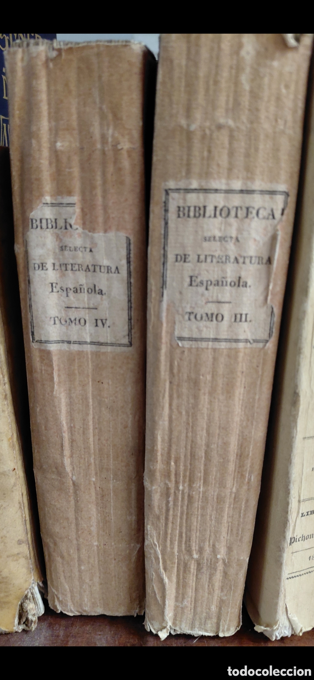Libros antiguos: 1819 Biblioteca selecta de literatura espa&ntilde;ola, o Modelos de elocuencia y poes&iacute;a. T IIII P. Mendibil