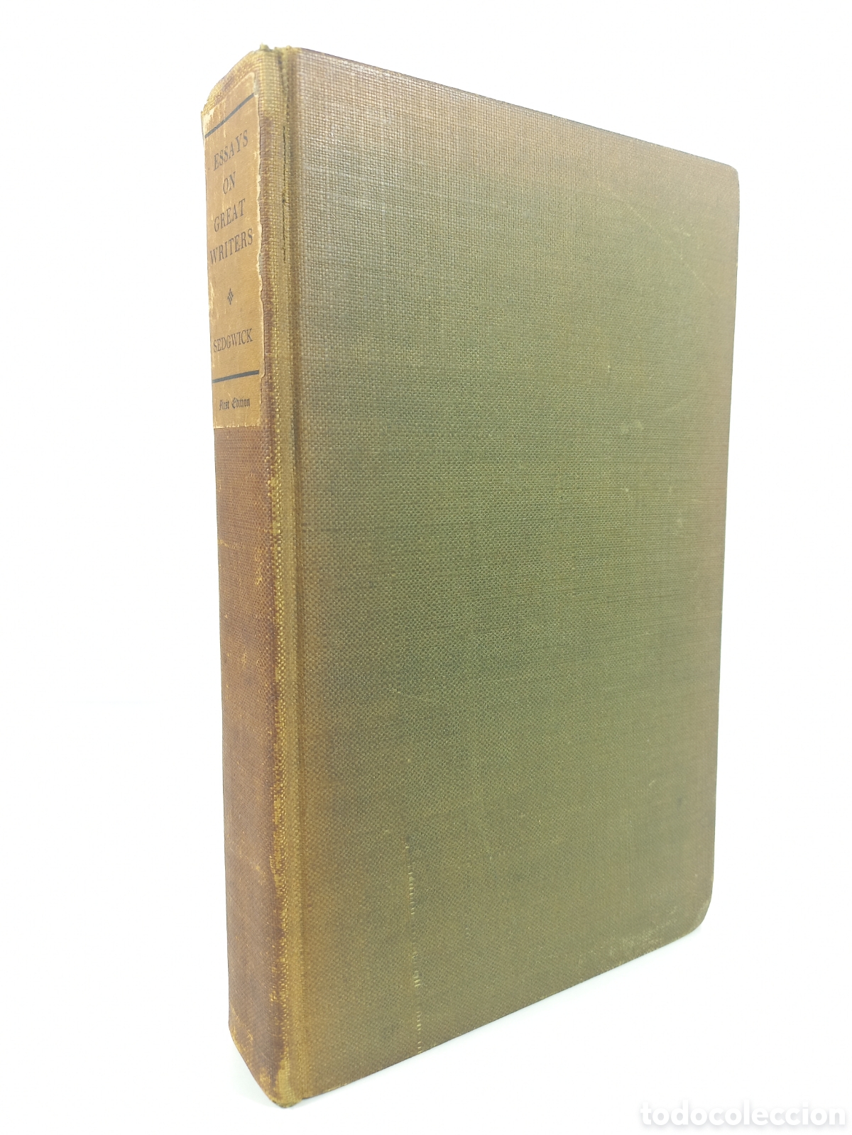 Libros antiguos: Essays on Great Writters. Henry Dwight Sedgwick. Houghton, Mifflin and Company, 1903.