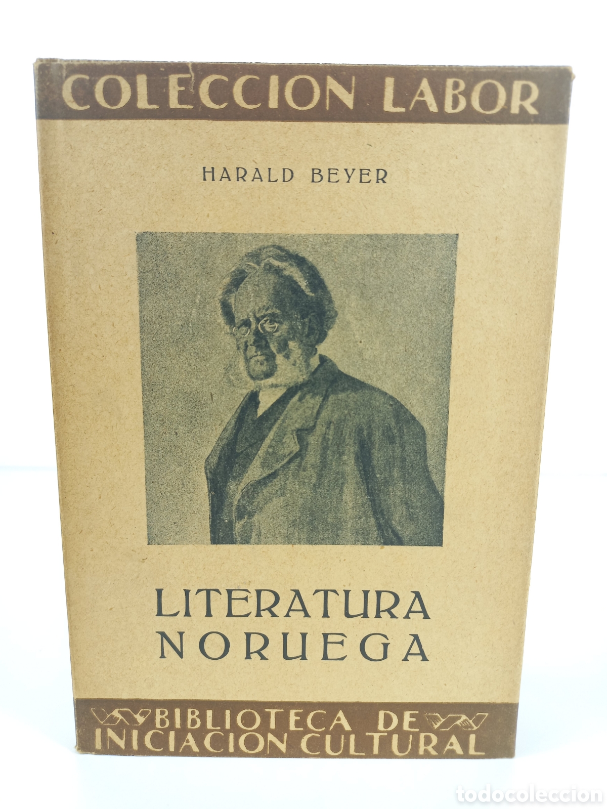 Libros antiguos: Literatura Noruega. Harald Beyer. Labor, primera edici&oacute;n, 1931. Ilustrado.