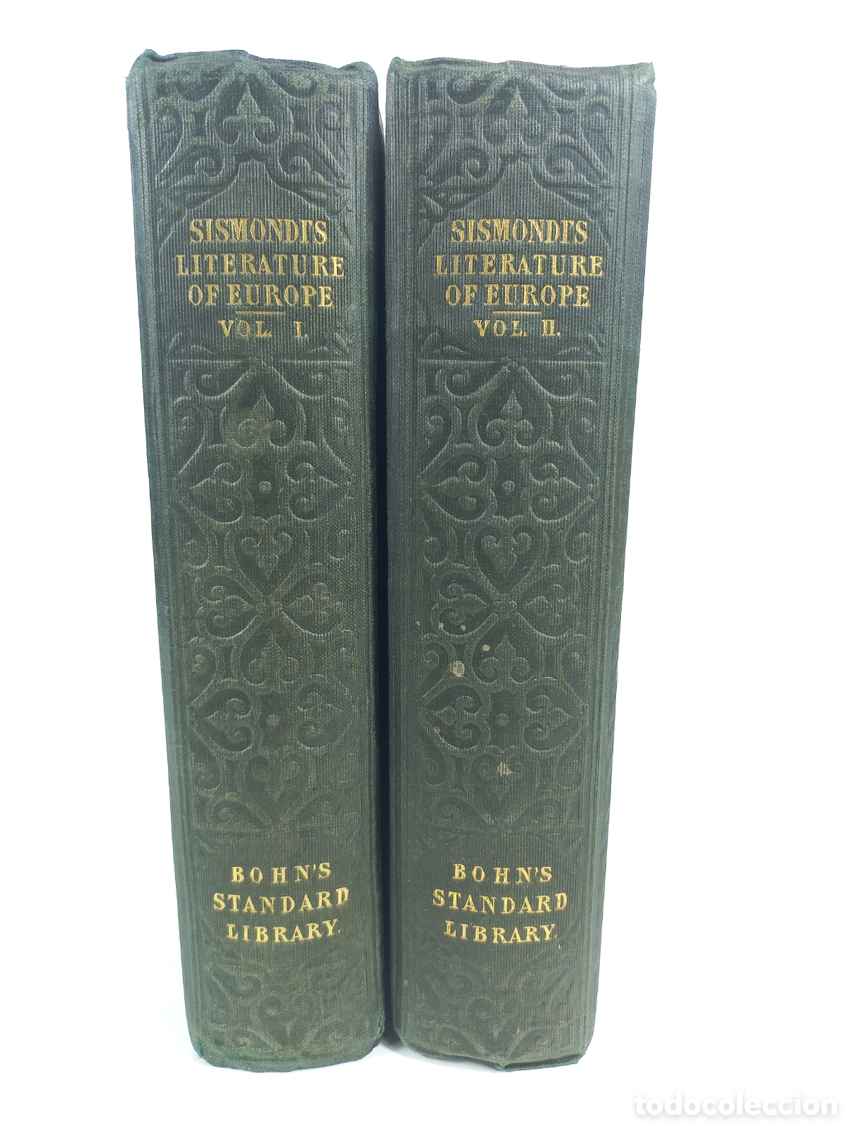 Libros antiguos: Historical View of the Literature of the Southwest of Europe. Simonde de Sismondi. Henry Bohn, 1846.