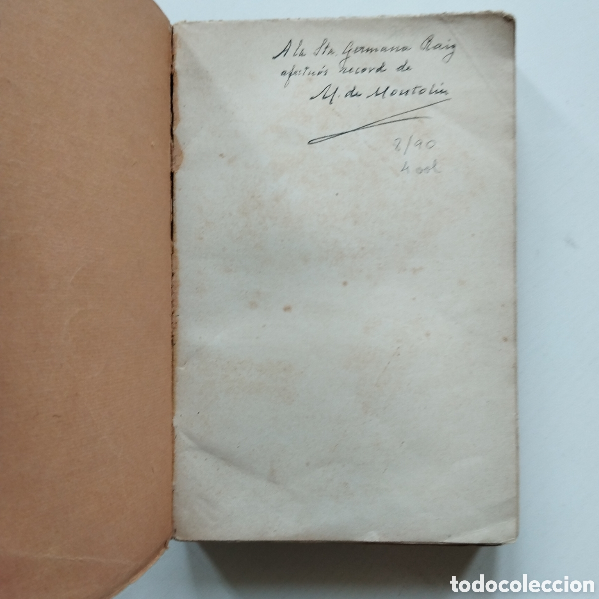 Libros antiguos: MANUEL DE MONTOLIU BREVIARI CR&Iacute;TIC DEDICAT&Ograve;RIA AUTOGRAFA 1923-24 LLIBRERIA CATALONIA VOL. 1