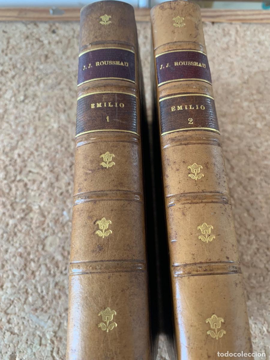 Libros antiguos: Emilio o La Educaci&oacute;n de Rouseau (Bols 49)