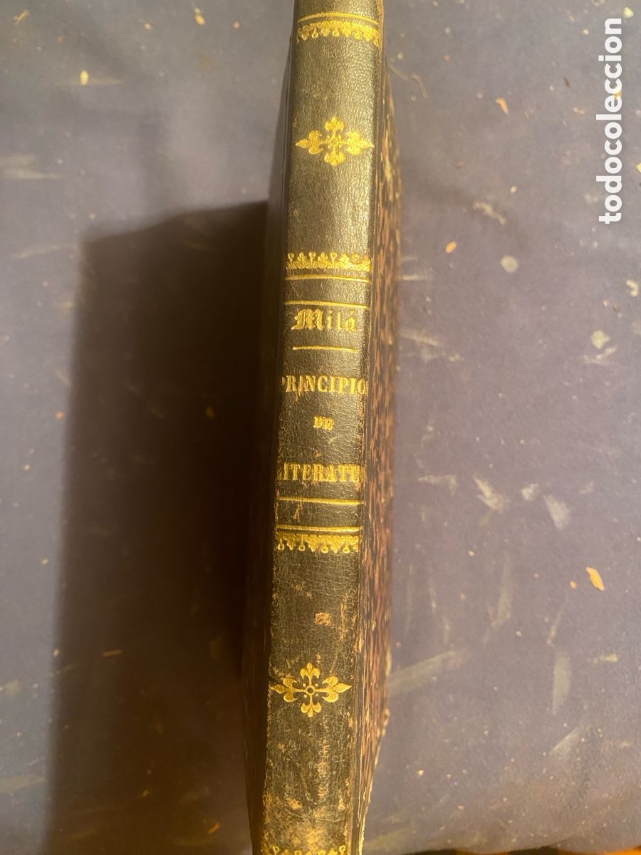 Libros antiguos: MANUEL MIL&Aacute; Y FONTANALS: - PRINCIPIOS DE EST&Eacute;TICA. - (1869)