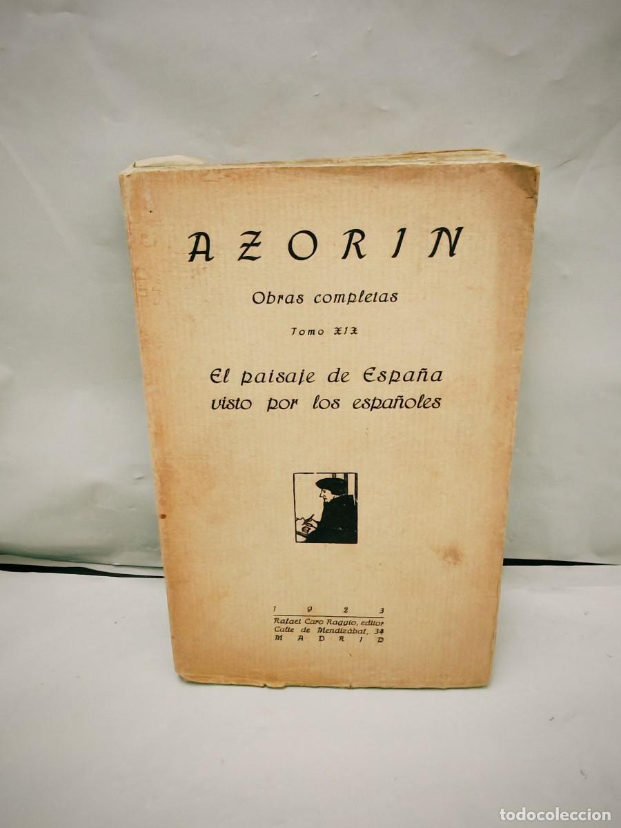Libros antiguos: El paisaje de Espa&ntilde;a visto por los espa&ntilde;oles (edici&oacute;n 1923)