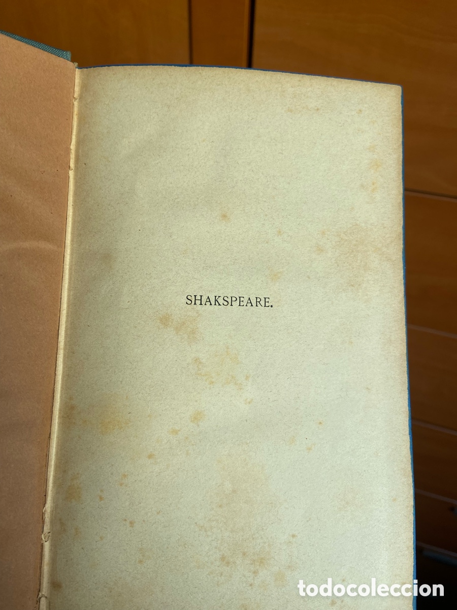 Libros antiguos: Dramas Guillermo Shakespeare - Foto 7