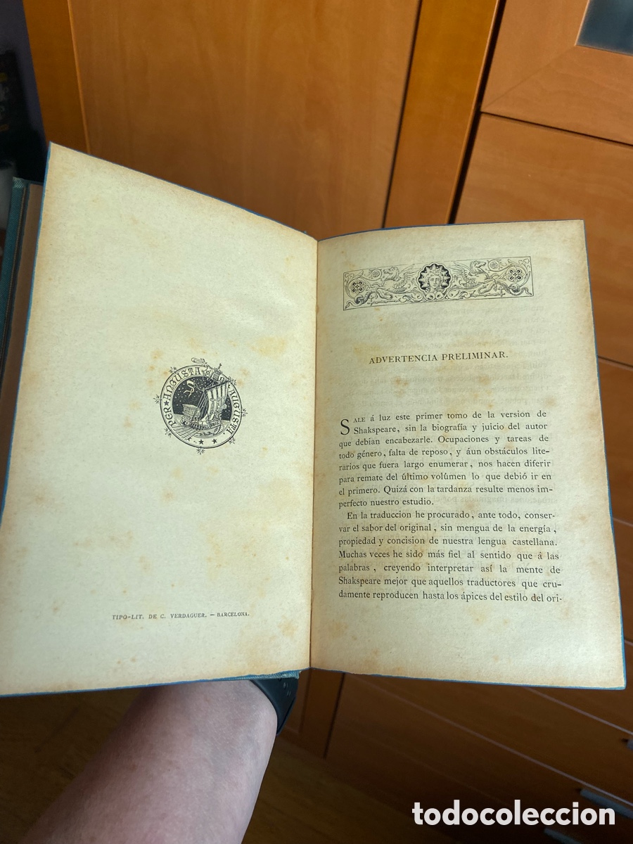 Libros antiguos: Dramas Guillermo Shakespeare - Foto 9