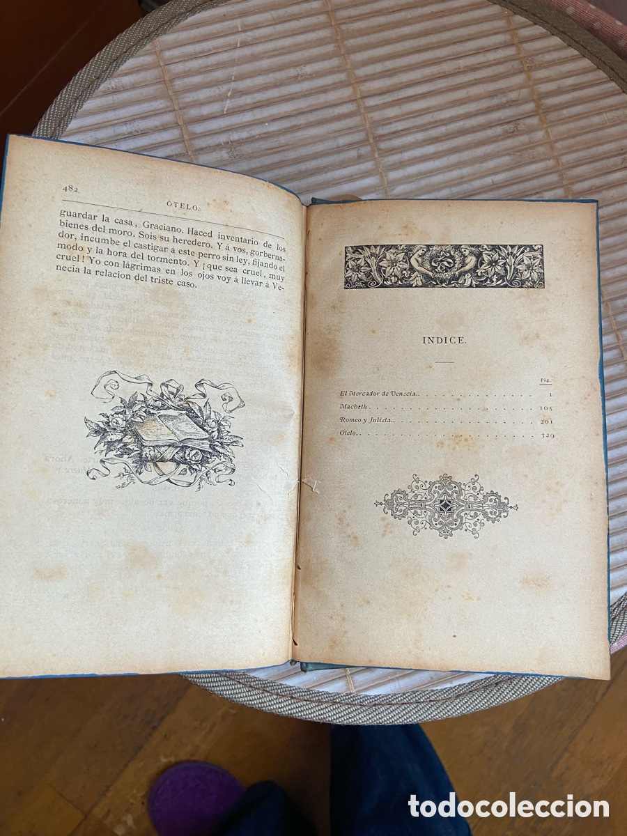 Libros antiguos: Dramas Guillermo Shakespeare - Foto 11
