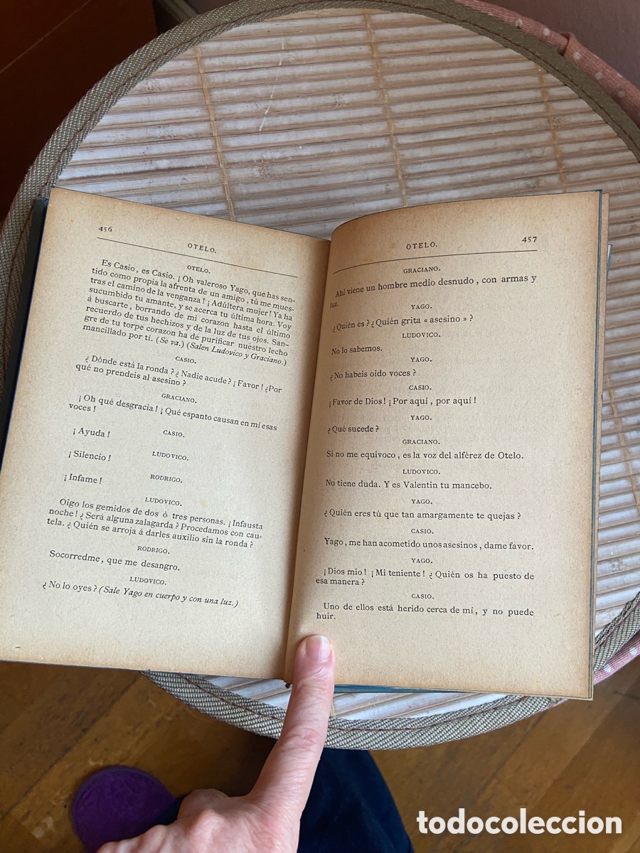 Libros antiguos: Dramas Guillermo Shakespeare - Foto 12