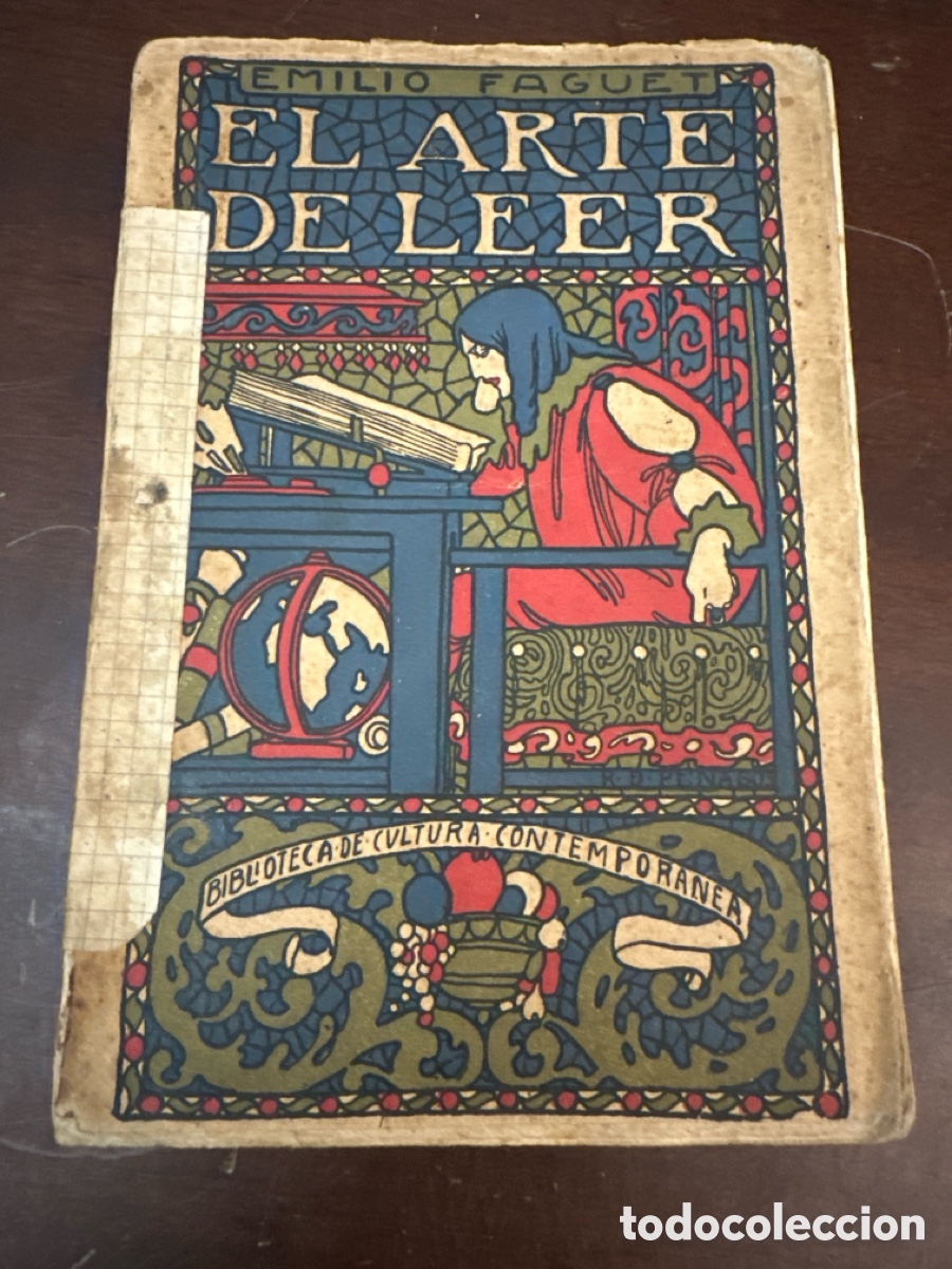 Libros antiguos: Emilio Faguet / El Arte de Leer - Biblioteca de Cultura Contempor&aacute;nea