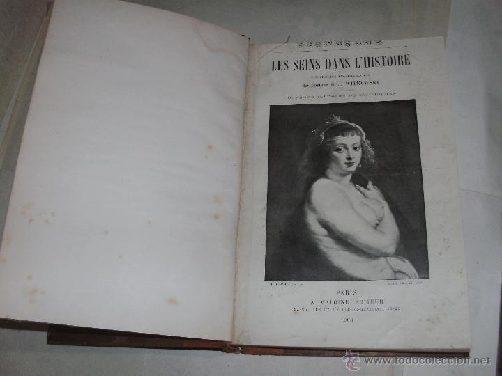 Libros antiguos: LES SEINS DANS LHISTOIRE - Foto 1
