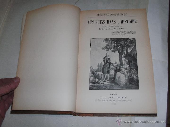 Libros antiguos: LES SEINS DANS LHISTOIRE - Foto 2