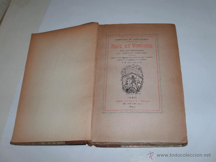 Libros antiguos: PAUL ET VIRGINIE - - Foto 1