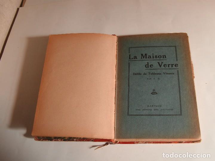 Libros antiguos: LA MAISON DE VERRE PAR E.D. - Foto 2