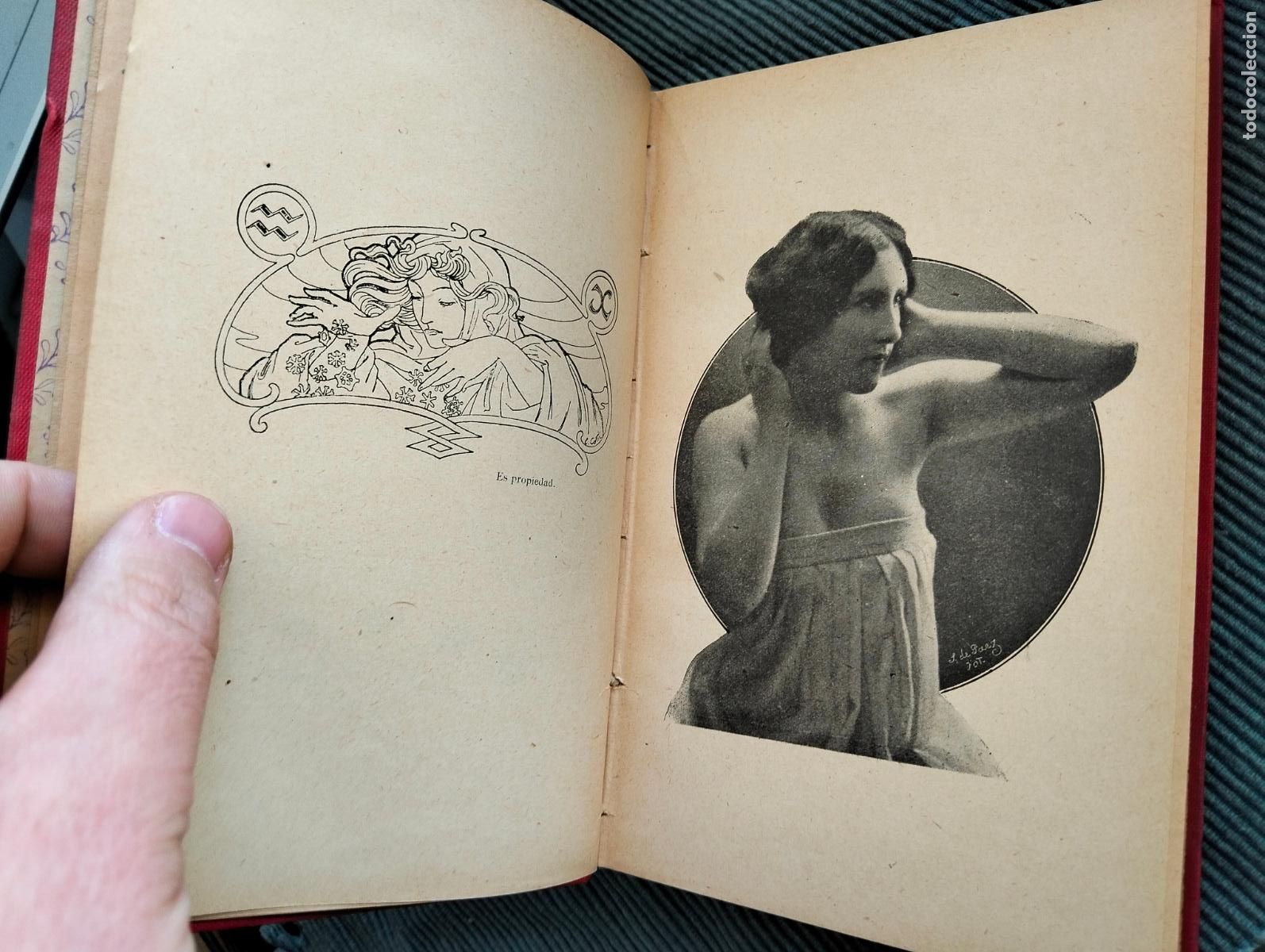 Libros antiguos: Preciosos libro Erotico Art Nouveau, Enciclopedia del Amor, Varios, Madrid, 1903 VISITA CATALOGO