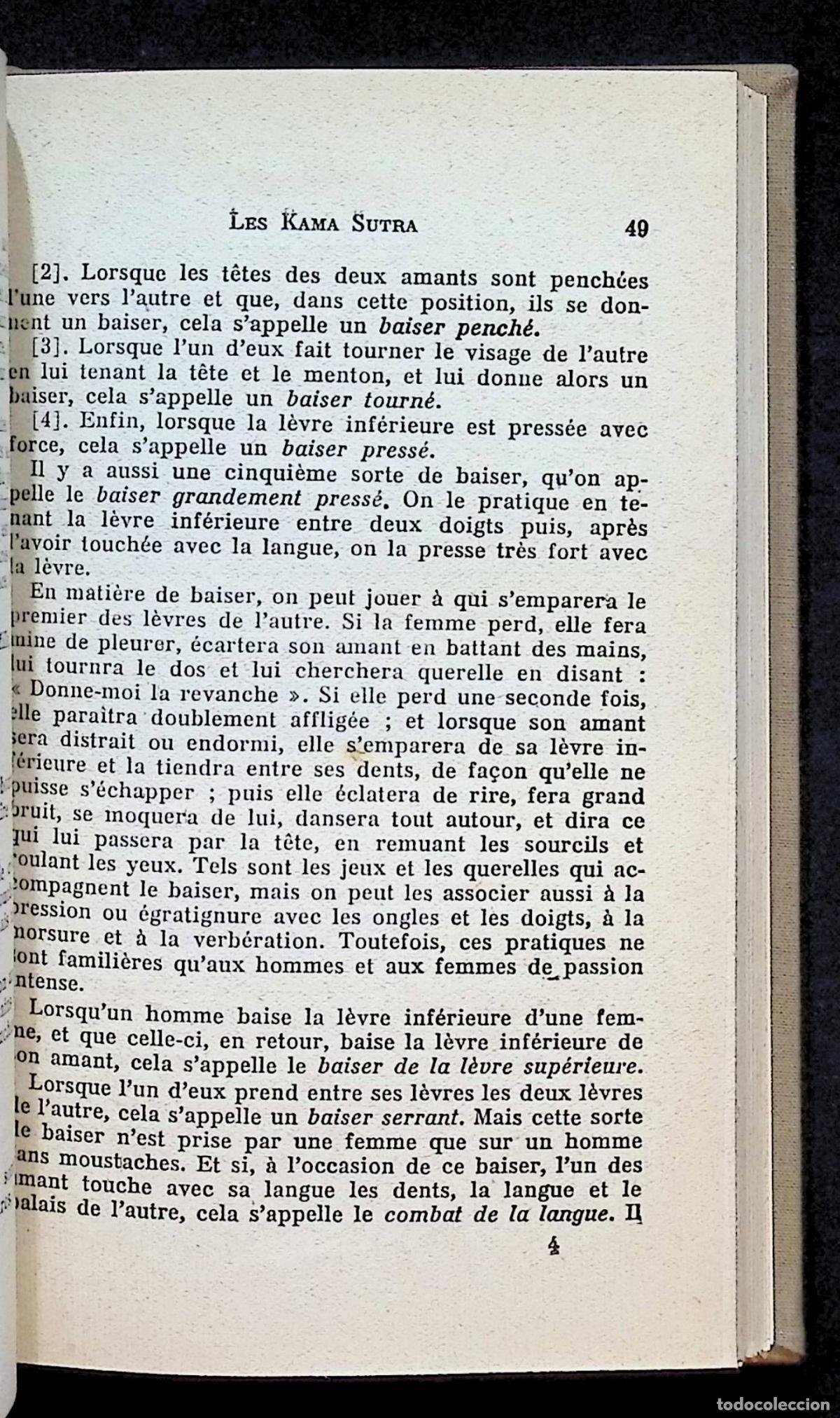 Libros antiguos: LE V&Eacute;RITABLE KAMA-SOUTRA DE VATSYAYANA. - VATSYAYANA. - Foto 2