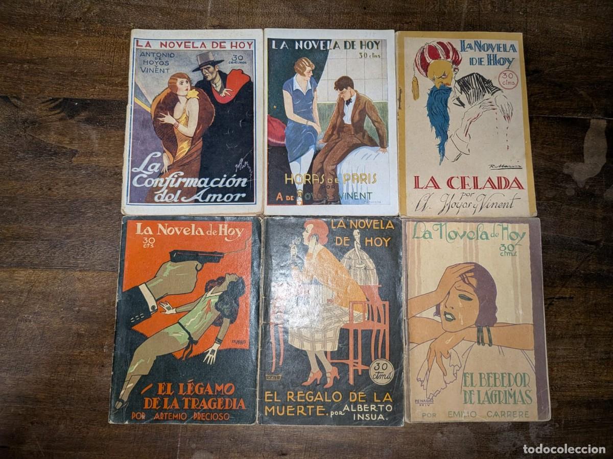 Libros antiguos: LA NOVELA DE HOY 26 NUMEROS CON CUBIERTAS ORIGINALES BELLAMENTE ILUSTRADAS