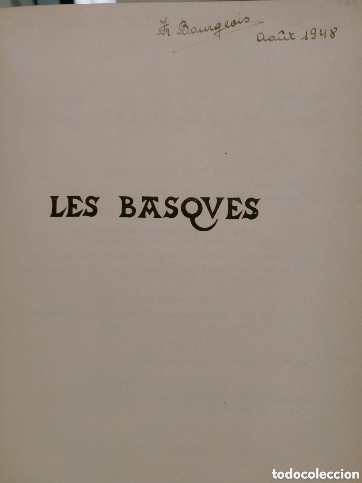 Libros antiguos: PHILIPPE VEYRIN. LES BASQUES (PAYS BASQUE FRANCAIS) . ARTHAUD - Foto 18