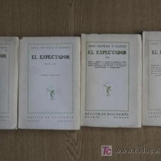 Libros antiguos: EL ESPECTADOR. VOLÚMENES I, II Y III. VOLÚMENES IV, V Y VI. VOLUMEN VII. VOLUMEN VIII. ORTEGA Y GASS. Lote 17502377