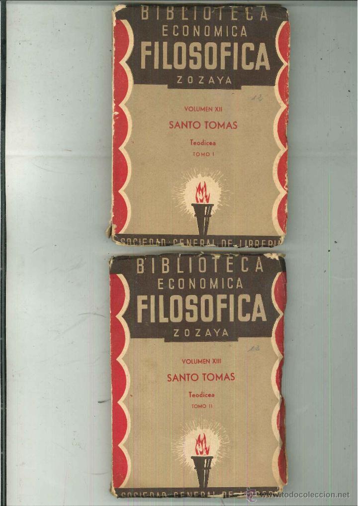 Libros antiguos: TEODICEA. Santo tom&aacute;s - Foto 1