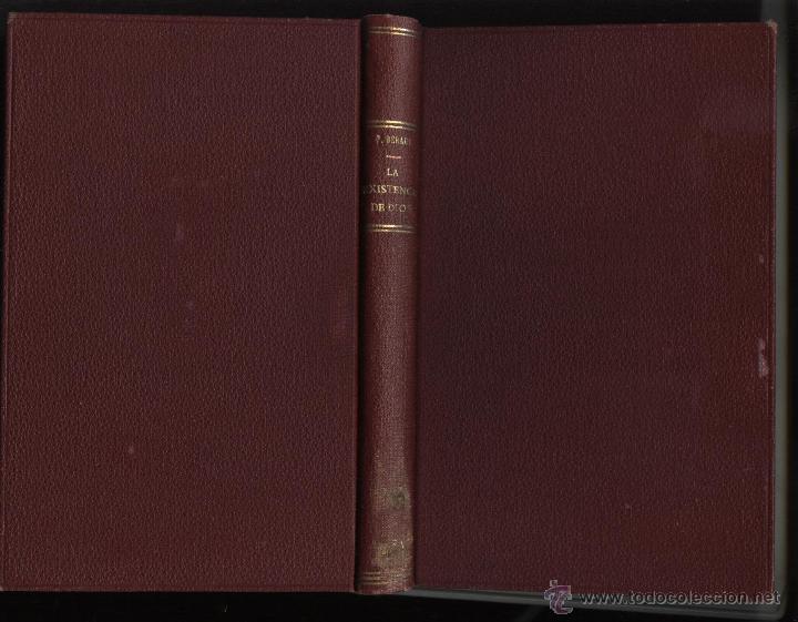 Libros antiguos: B&Eacute;RAUD. P, LA EXISTENCIA DE DIOS SU PRO Y SU CONTRA, - Foto 2