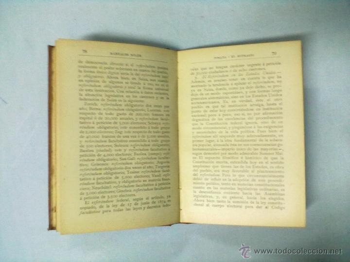 Libros antiguos: ADOLFO POSADA EL SUFRAGIO - Foto 3
