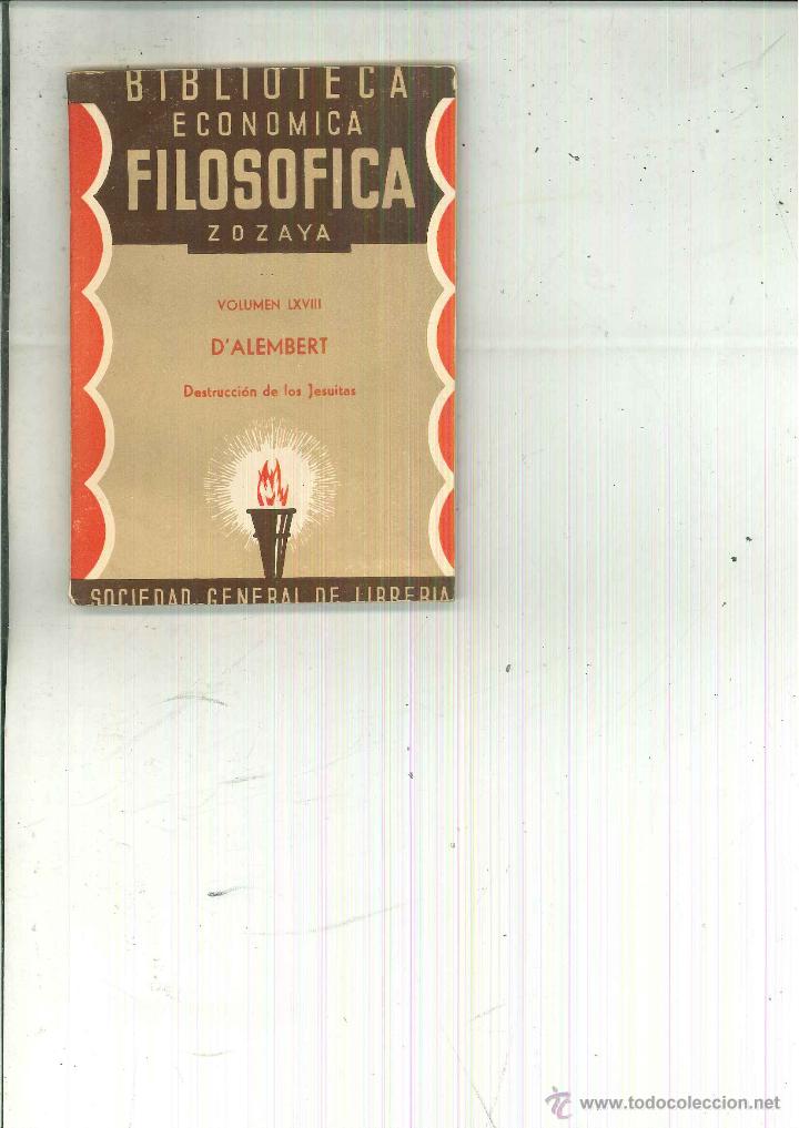 Libros antiguos: DESTRUCCI&Oacute;N DE LOS JESUITAS - Foto 1