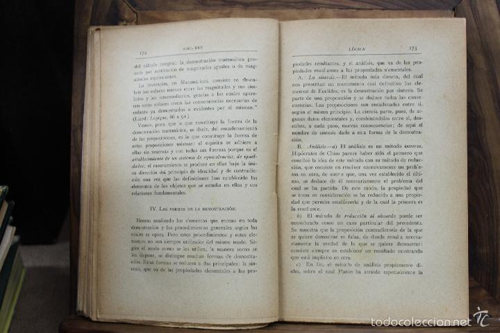 Libros antiguos: L&Oacute;GICA. ABEL REY. 1922 - Foto 4
