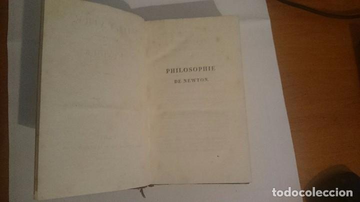 Libros antiguos: voltaire physique 1822 - Foto 2