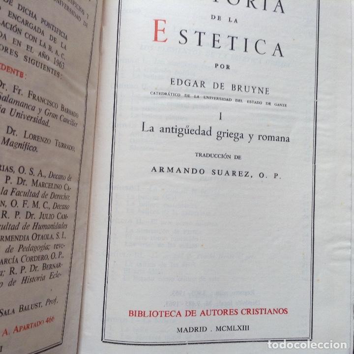 Libros antiguos: Historia de la est&eacute;tica - Foto 2