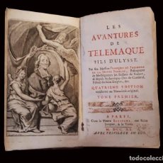 Libros antiguos: LES AVENTURES DE TELEMAQUE, 1740, FRANCOIS DE SALIGNAC, TOMO I, PARIS. Lote 60840703