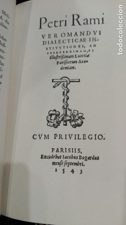 Libros antiguos: p.ramus dialecticae institutiones. - Foto 1