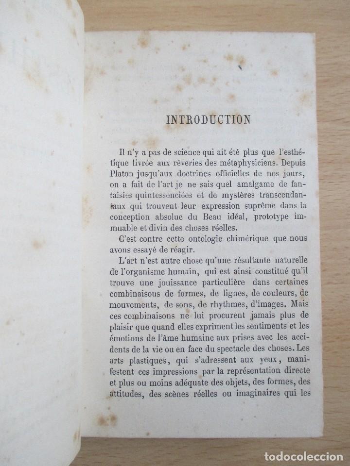 Libros antiguos: L&rsquo;esth&eacute;tique, de Eug&egrave;ne V&eacute;ron - Foto 6