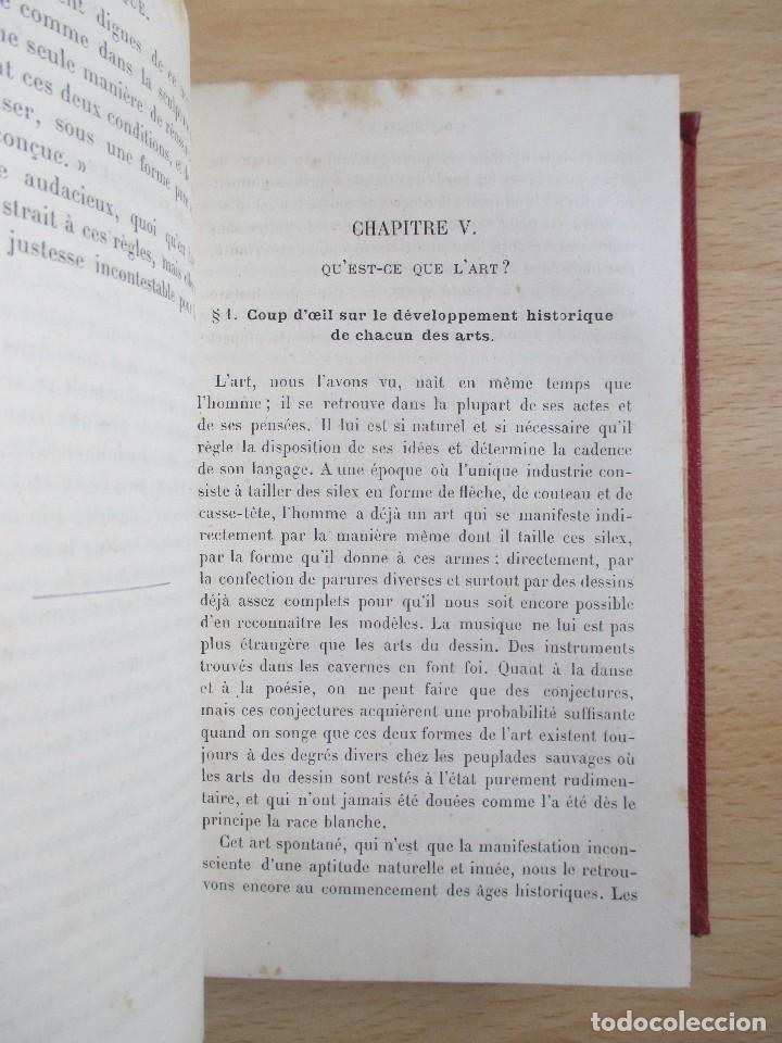 Libros antiguos: L&rsquo;esth&eacute;tique, de Eug&egrave;ne V&eacute;ron - Foto 8