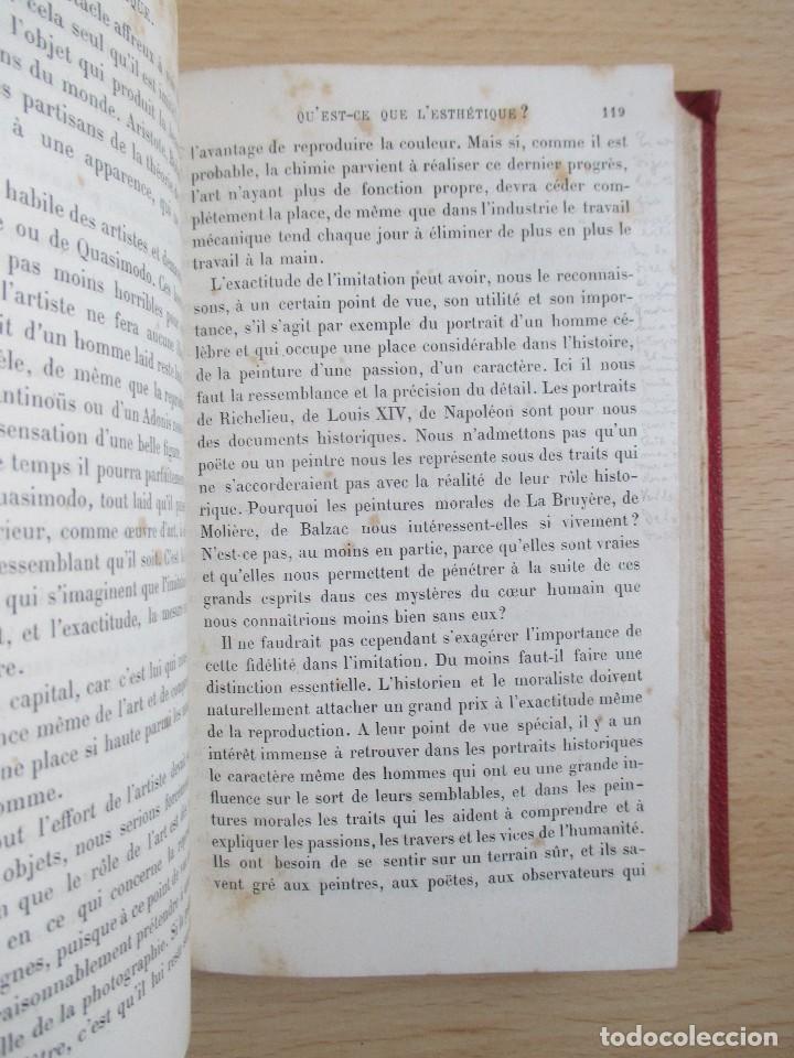 Libros antiguos: L&rsquo;esth&eacute;tique, de Eug&egrave;ne V&eacute;ron - Foto 9