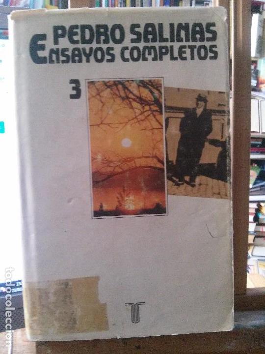 Libros antiguos: ensayos completos de pedro salinas, taurus. - Foto 1