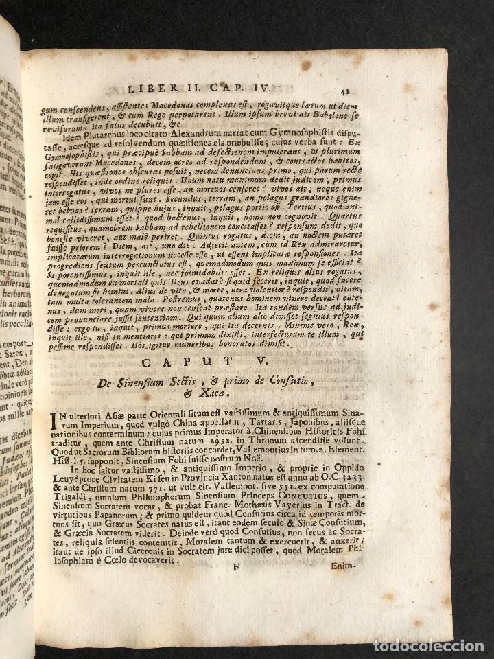 Libros antiguos: 1728 Historiae Philosophiae - historia de la filosofia - pergamino - Foto 15 - 115052011