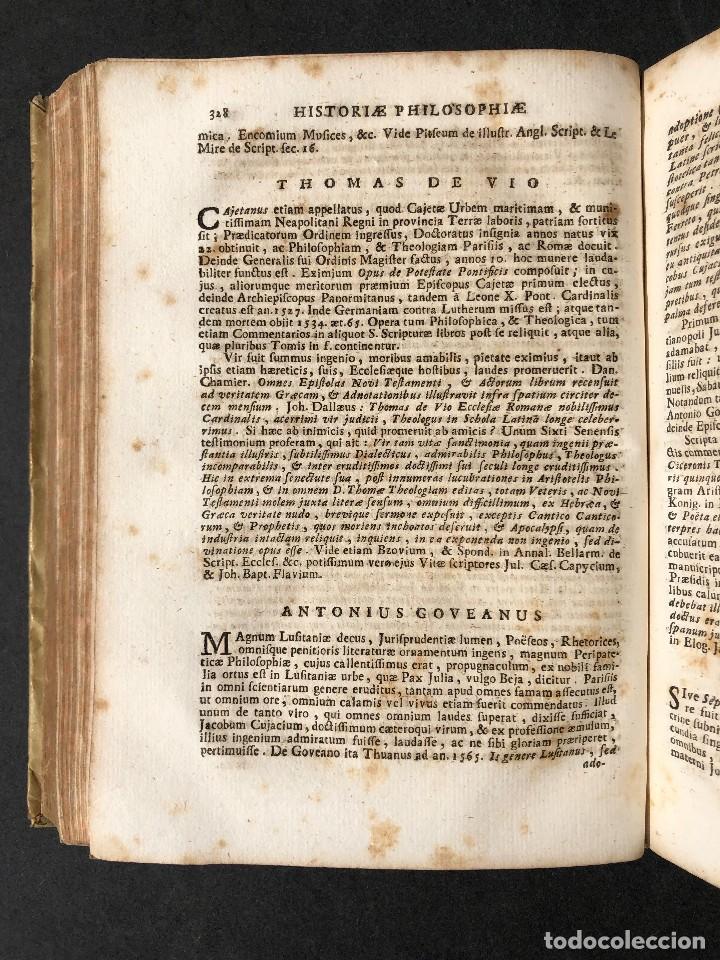 Libros antiguos: 1728 Historiae Philosophiae - historia de la filosofia - pergamino - Foto 36 - 115052011