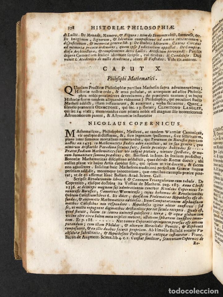Libros antiguos: 1728 Historiae Philosophiae - historia de la filosofia - pergamino - Foto 41 - 115052011