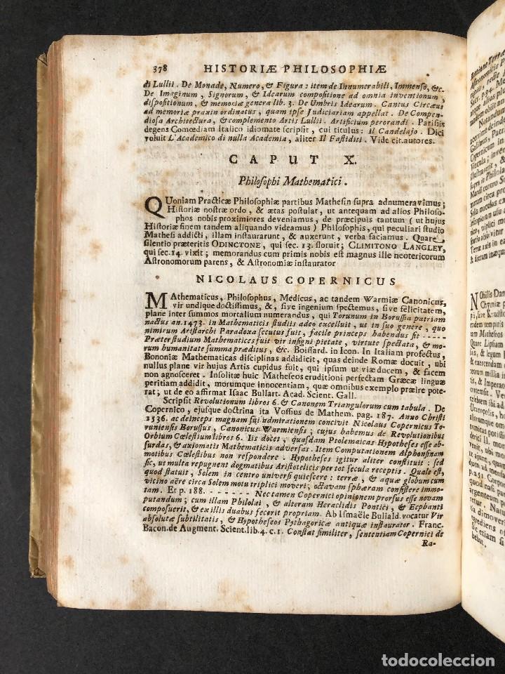 Libros antiguos: 1728 Historiae Philosophiae - historia de la filosofia - pergamino - Foto 42 - 115052011