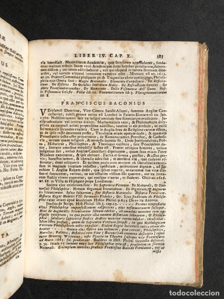 Libros antiguos: 1728 Historiae Philosophiae - historia de la filosofia - pergamino - Foto 43 - 115052011