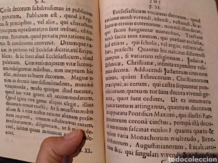 Libros antiguos: 1712. Disputatio de decoro - Foto 2