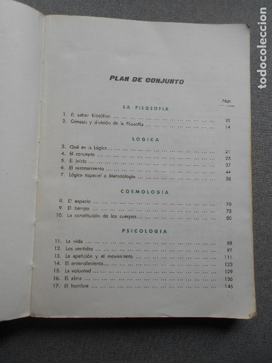 Libros antiguos: FILOSOFIA. 6&ordm; A&Ntilde;O. - Foto 3