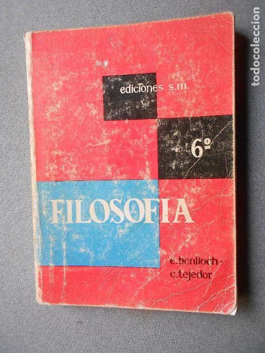 Libros antiguos: FILOSOFIA. 6&ordm; A&Ntilde;O. - Foto 1