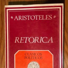 Libros antiguos: ARISTOTELES RETORICA (20€). Lote 154483530