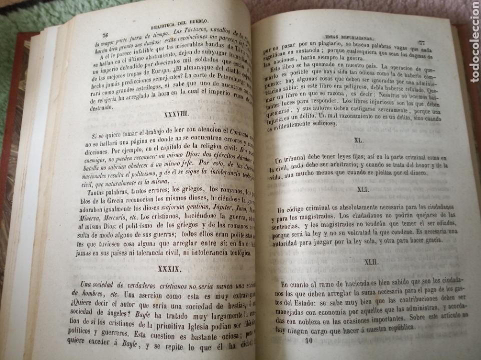 Libros antiguos: Filosof&iacute;a de Voltaire - Foto 6