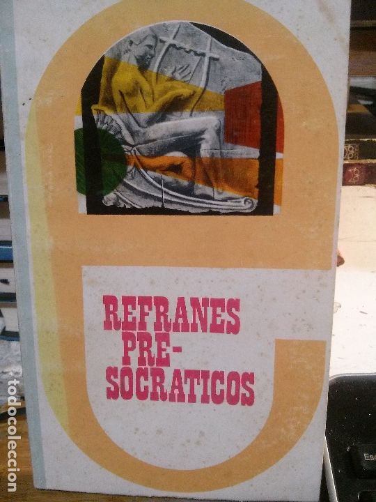 Libros antiguos: refranes pre-socr&aacute;ticos - Foto 1