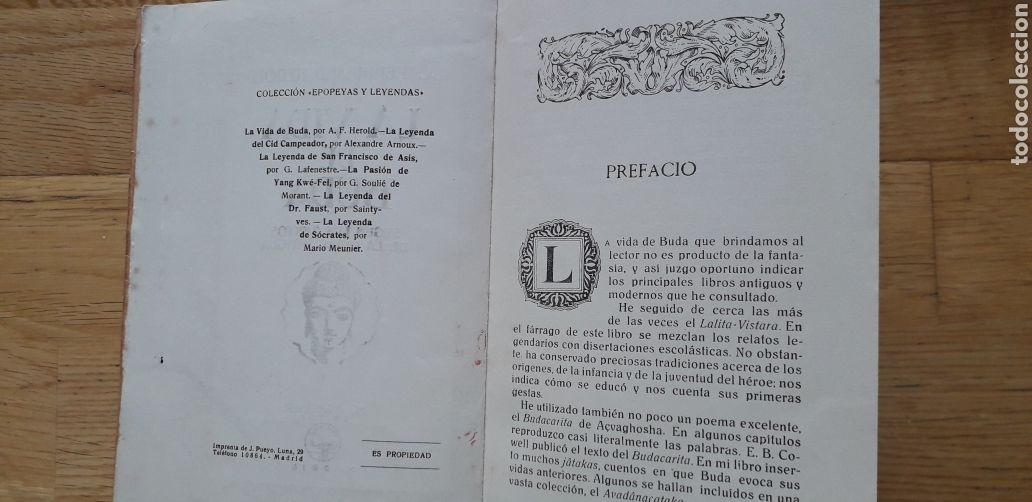 Libros antiguos: LA VIDA DE BUDA, A. FERDINAND HEROLD, - Foto 2