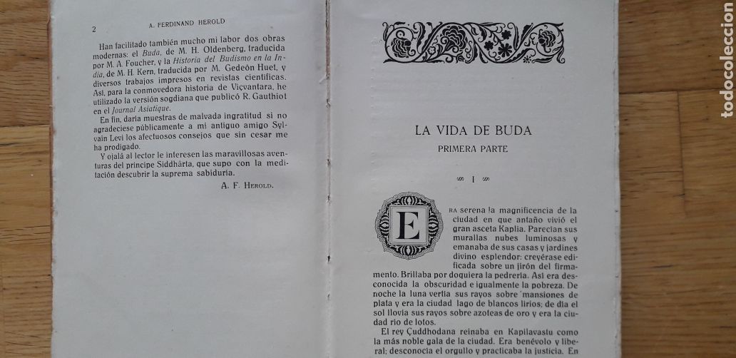 Libros antiguos: LA VIDA DE BUDA, A. FERDINAND HEROLD, - Foto 3