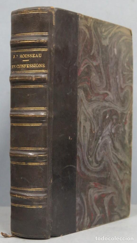 Libros antiguos: LES CONFESSIONS. ROUSSEAU - Foto 1