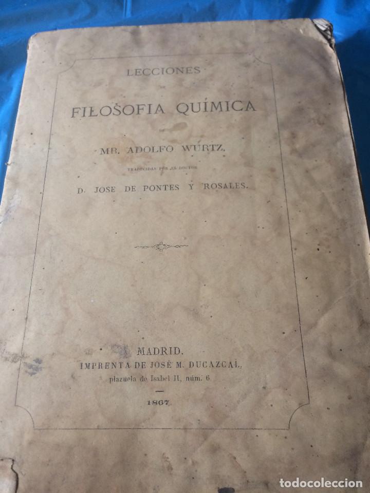 Libros antiguos: ADOLFO WURTZ 1867 - Foto 1
